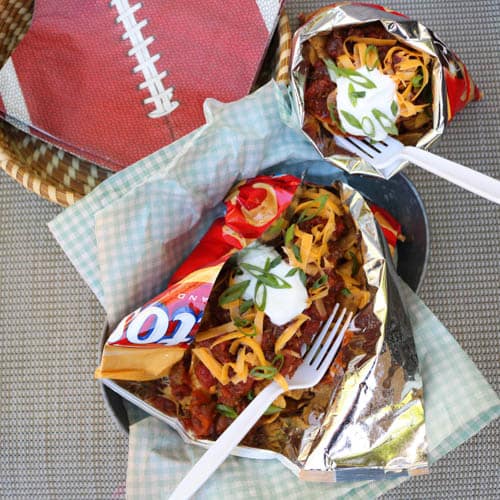 TEC Grills Tailgating Recipes - Frito Chili Pie