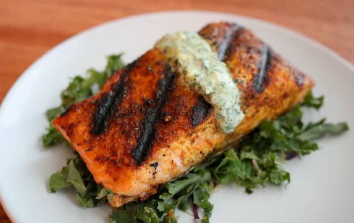 TEC Grills -Grill Resolution: Curry Salmon with Yogurt Mint Sauce
