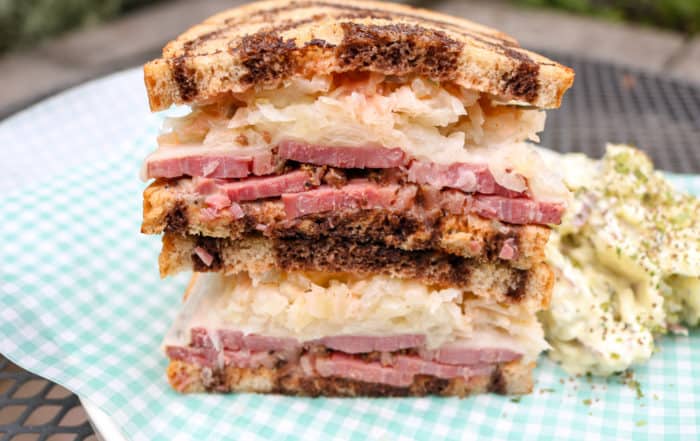 TEC Grills Pastrami - Pastrami Reuben Sandwich